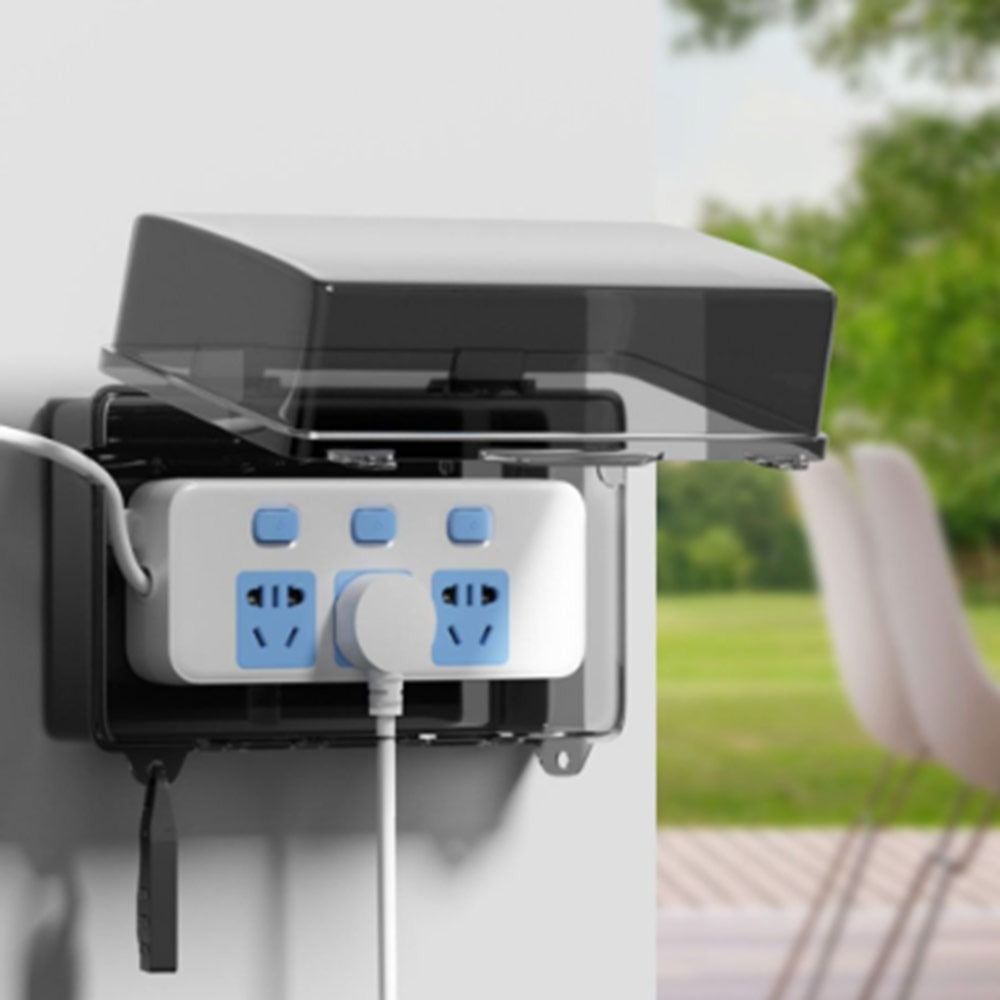 Outdoor Power Strip - Kotak Steker Plastik Tahan Lama Kotak