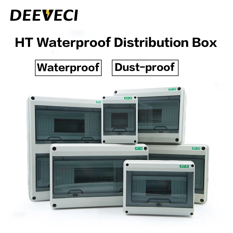 Outdoor Power Supply Box - Kotak distribusi plastik HT-5/8/12/15/18/24 kotak MCB