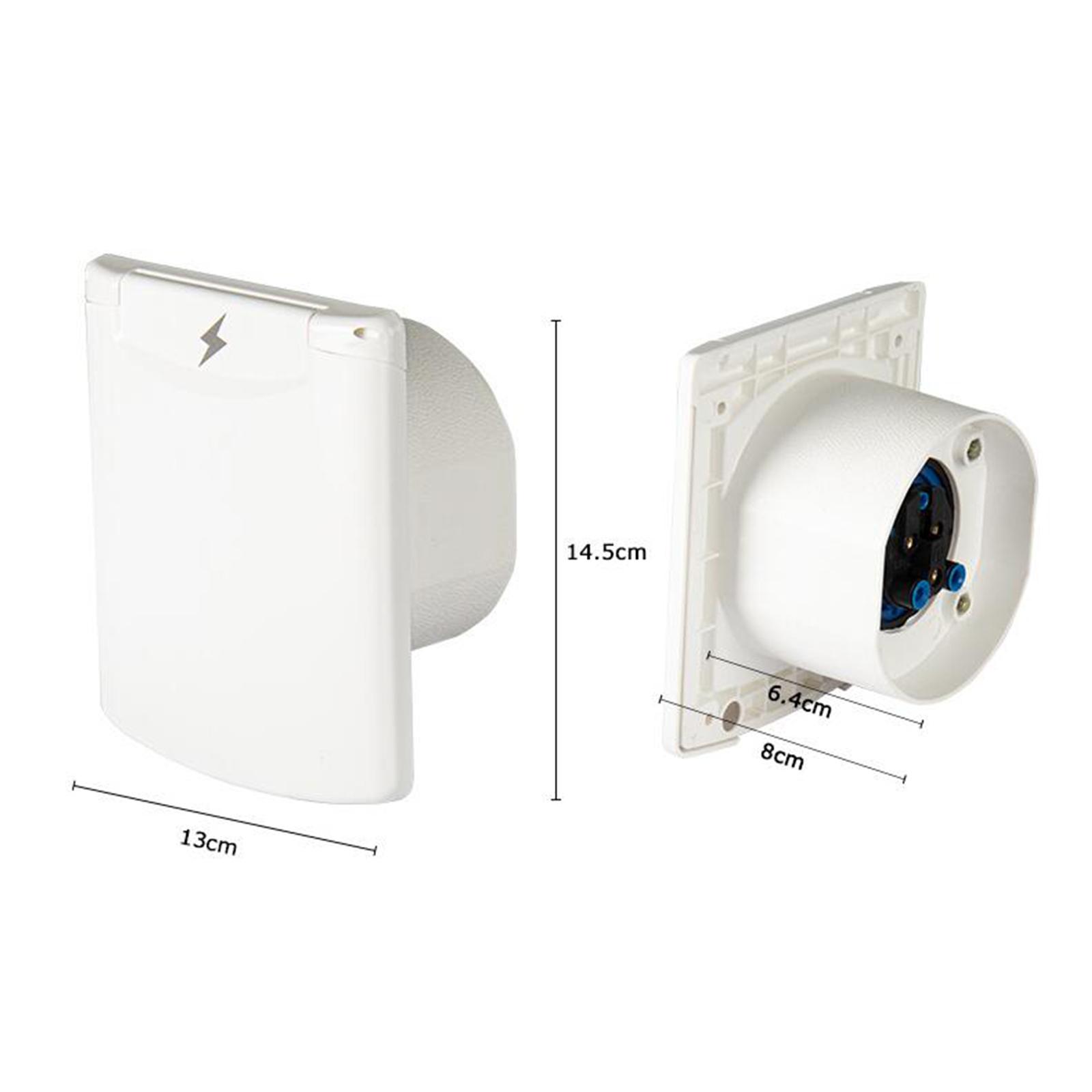 Outdoor Power Socket With Lock - Soket Listrik RV Eksternal 16A, Steker