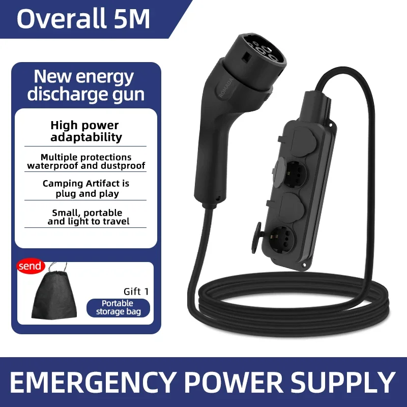 Outdoor Power Lead - Pengisi Daya EV Mobil Listrik 16A