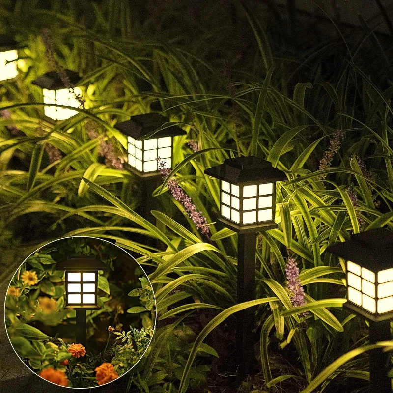 Outdoor Power Outlet Solar - 2 Pak Lampu Jalur Surya Lampu