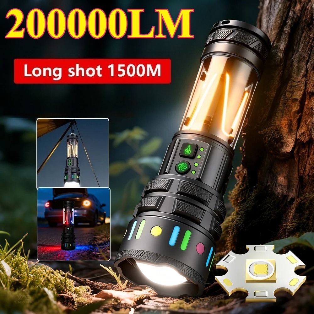 Outdoor Power Works - Senter LED Ultra Terang yang Kuat,