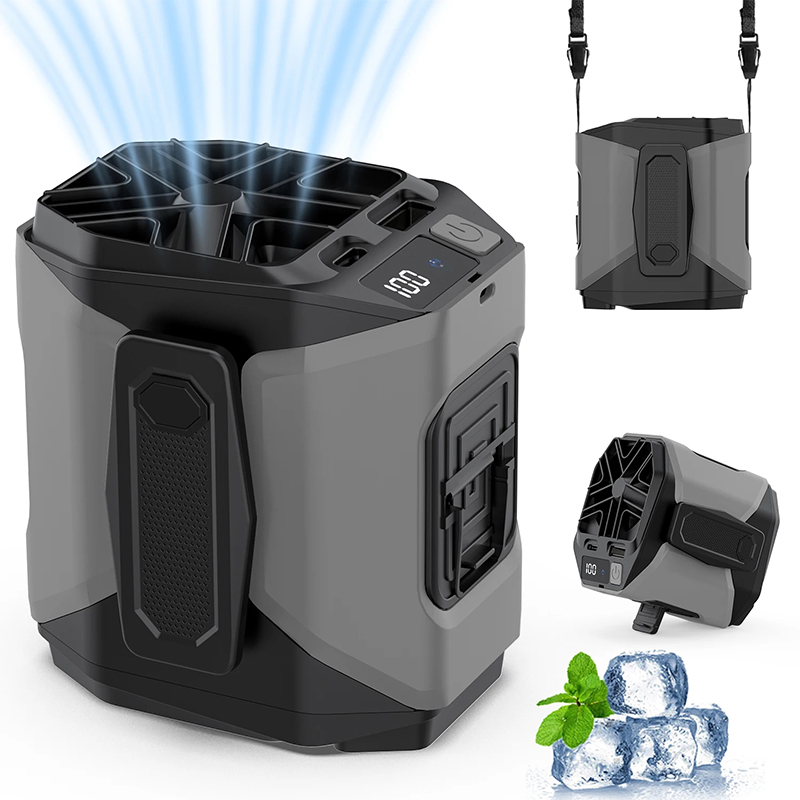 Outdoor Power Fan - Kipas Pendingin Gantung Leher Portabel yang