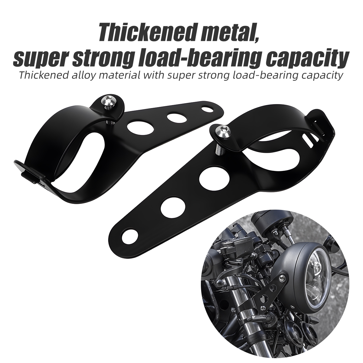 Outdoor Power Products - Braket Pemasangan Lampu Depan Motor Universal