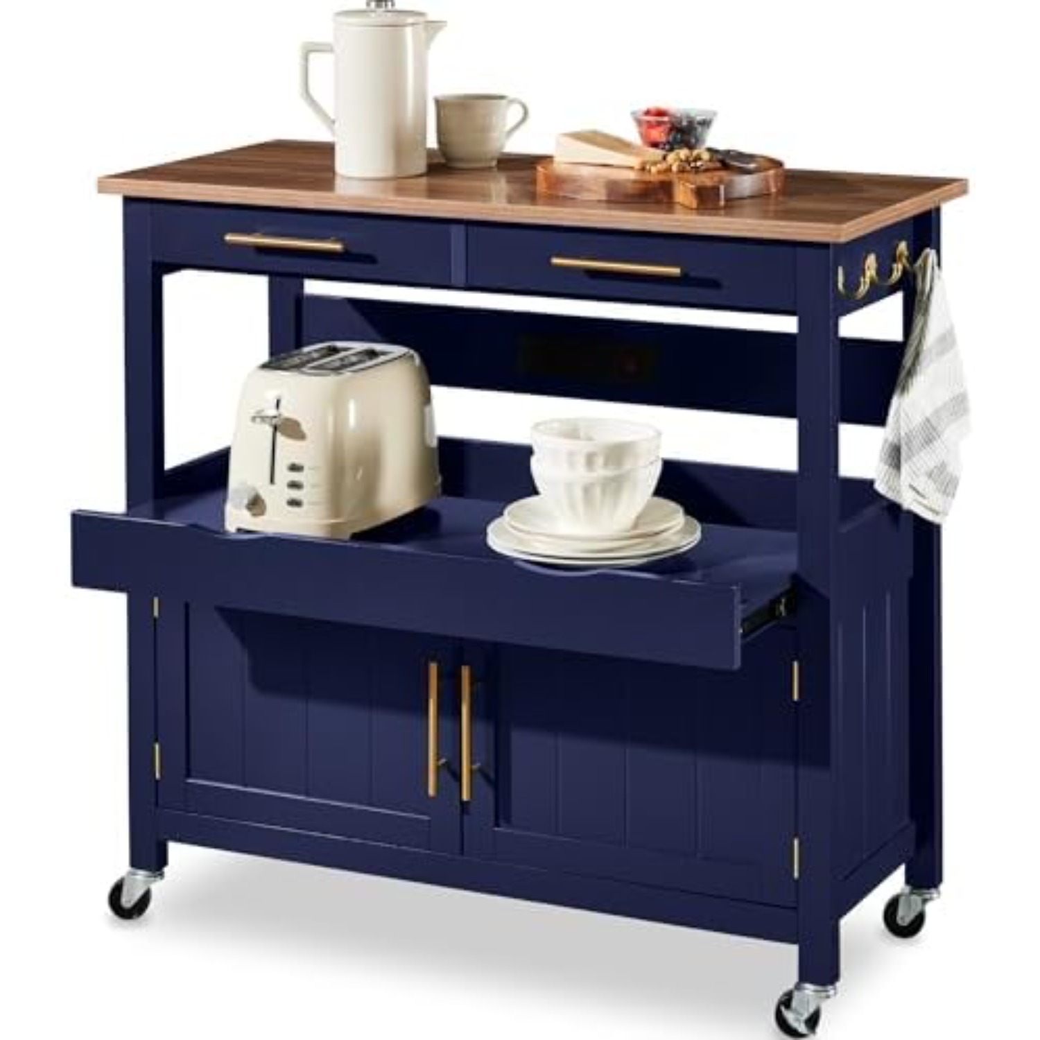 Outdoor Kitchen Power - Troli Dapur Beroda Ukuran 36 inci,
