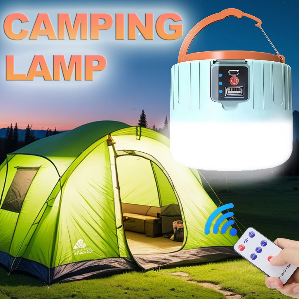 Outdoor Power Works - Lampu Camping Tenaga Surya LED Isi