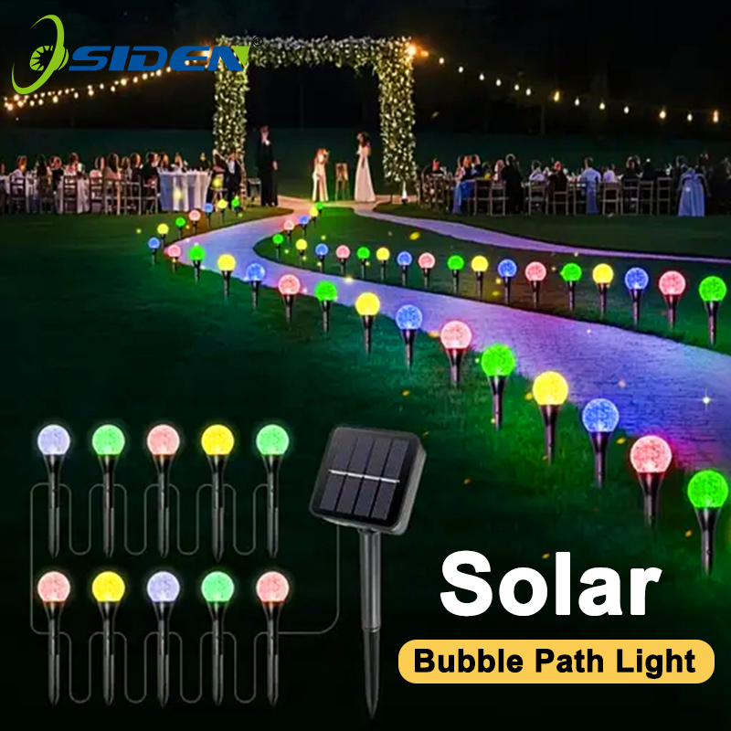 Outdoor Power Outlet Solar - 30 LED Lampu Tali Bola Gelembung