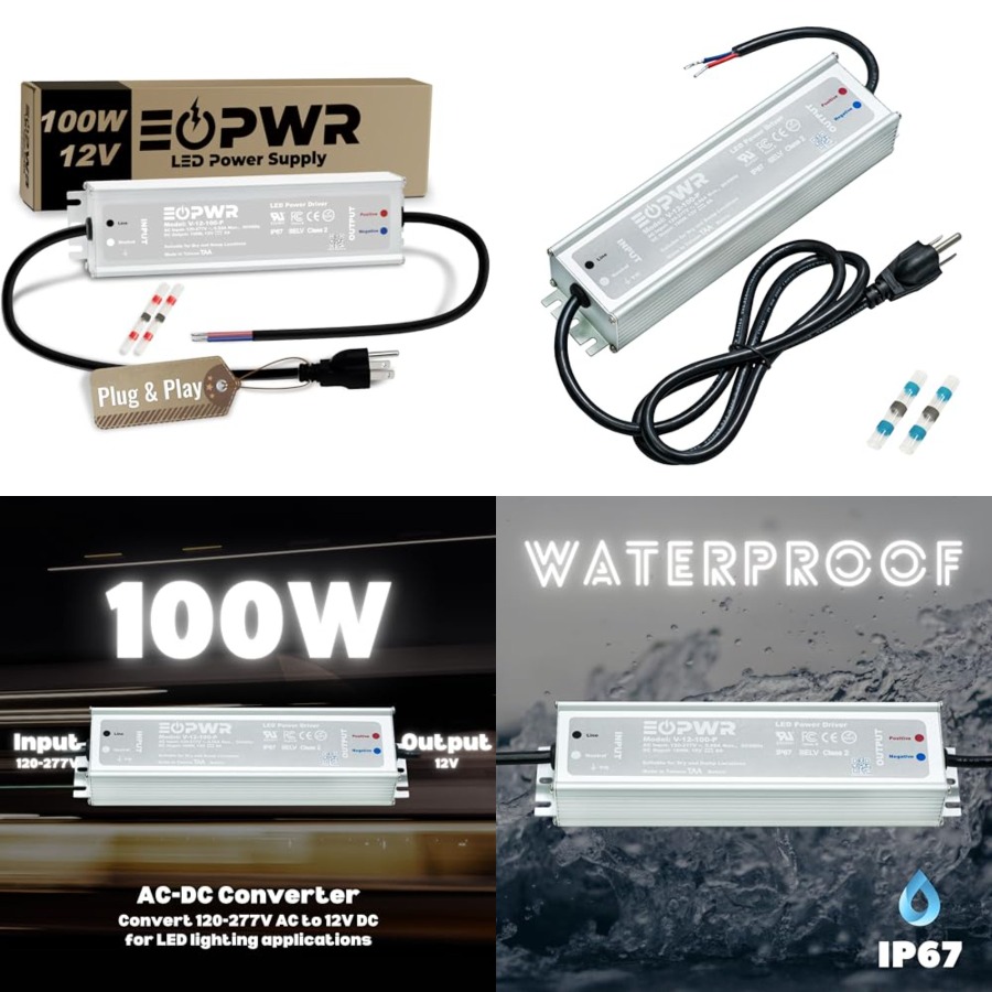 Outdoor Power Supply - Driver LED Tahan Air IP67 Catu