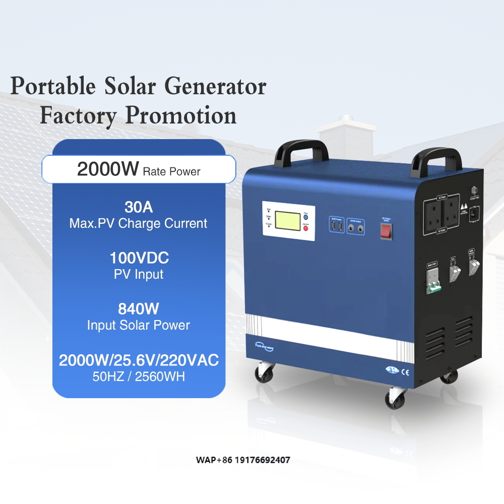 Outdoor Power Products - Generator Tenaga Surya 2kwPower 100Ah Lifepo4