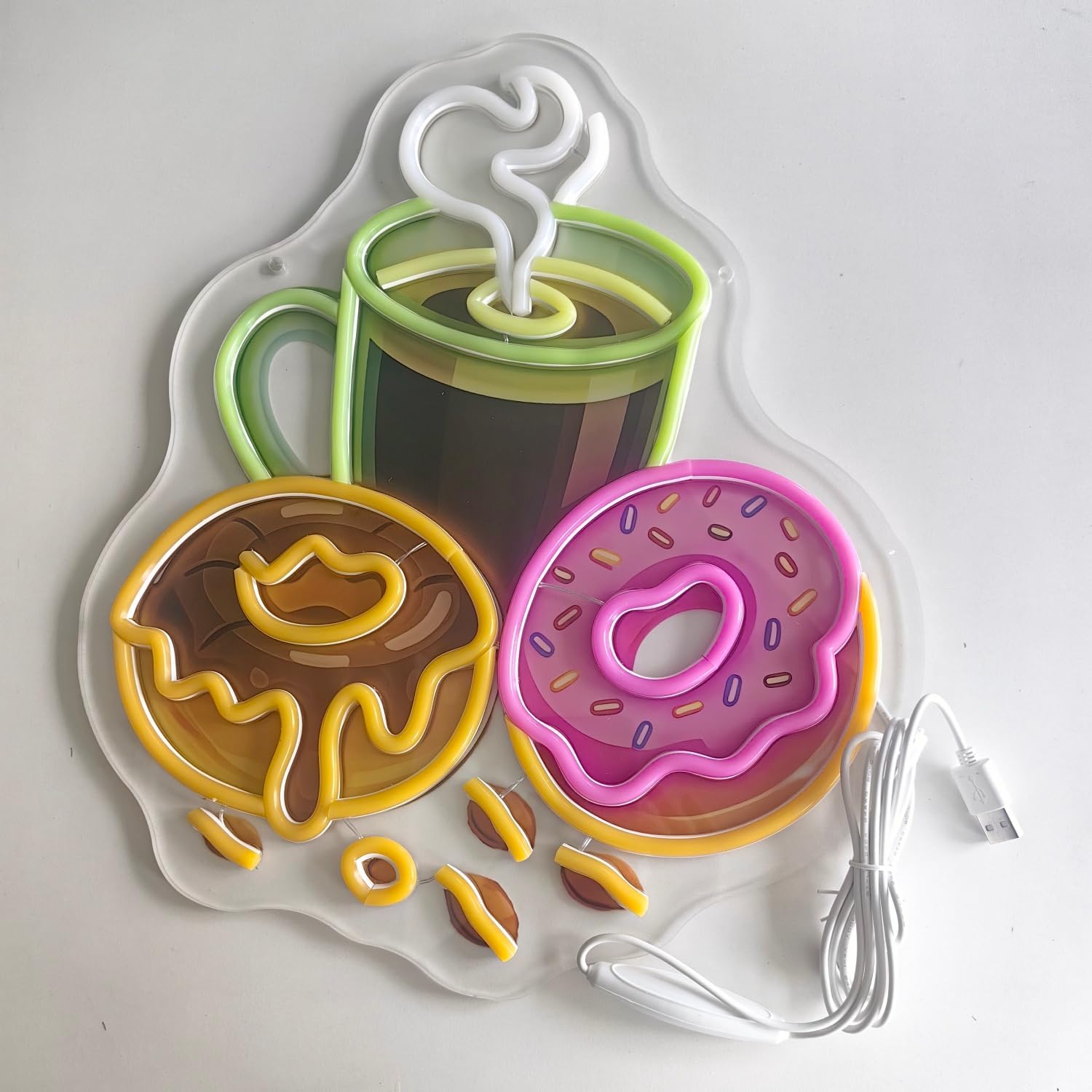Lampu Neon LED Bentuk Donat, D - Outdoor Kitchen Power ulasan dan harga