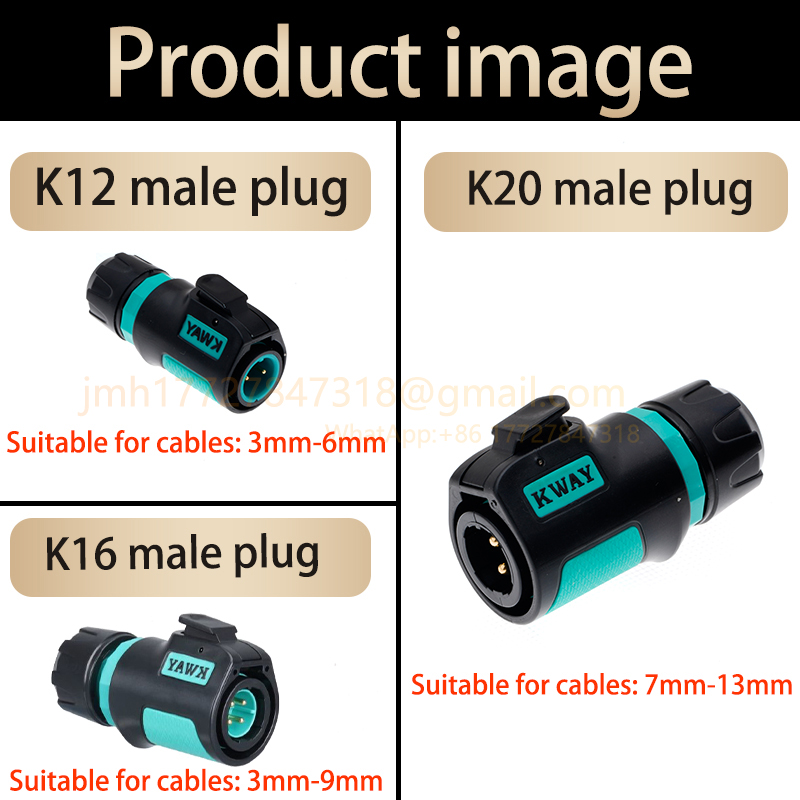 1 set konektor tahan air luar  - Outdoor Power Lead ulasan dan harga