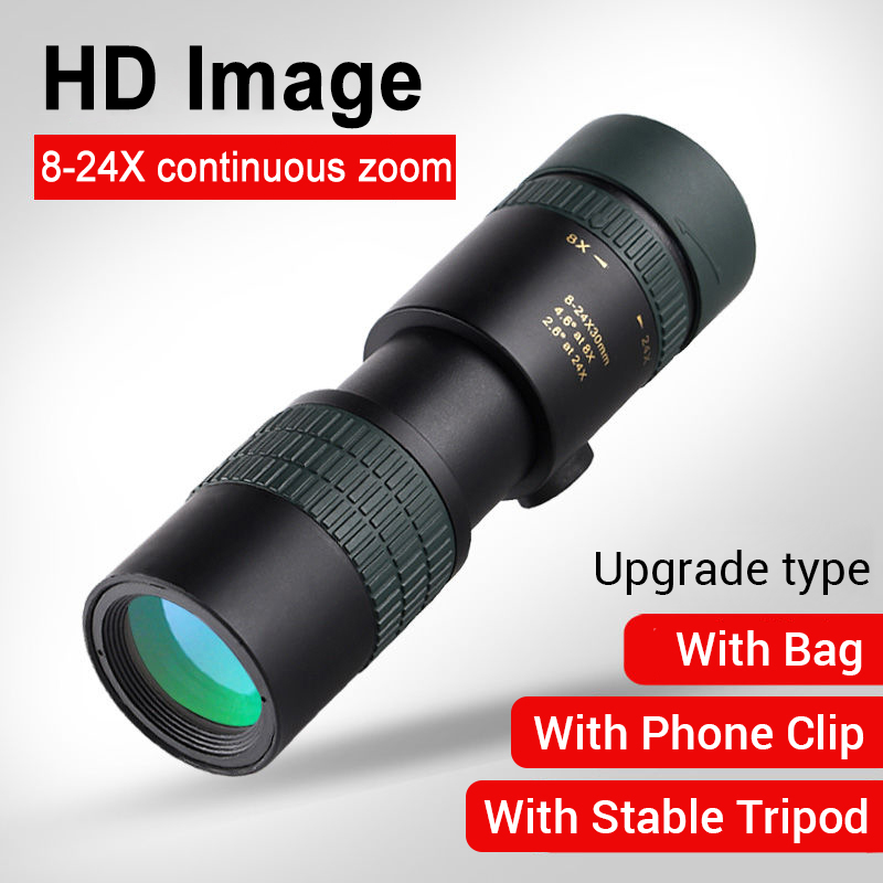 Monokuler 8-24X30 Kuat Zoom HD - Outdoor Powersports ulasan dan harga