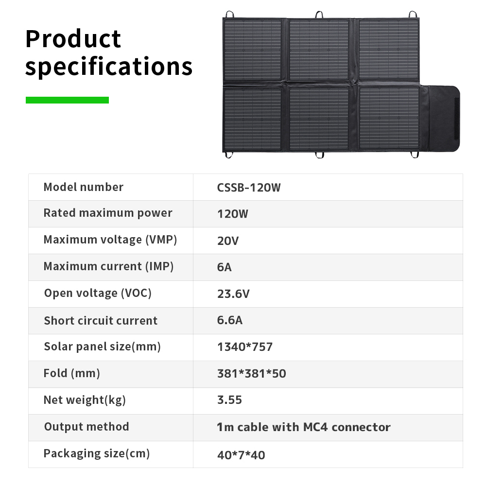 Panel Surya Fleksibel Portabel - Outdoor Power Supply ulasan dan harga