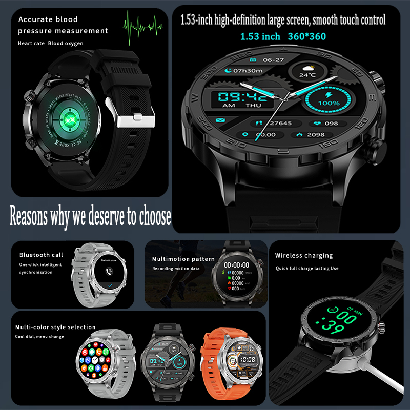 Jam Tangan Pintar GPS Baru unt - Outdoor Power Lead ulasan dan harga