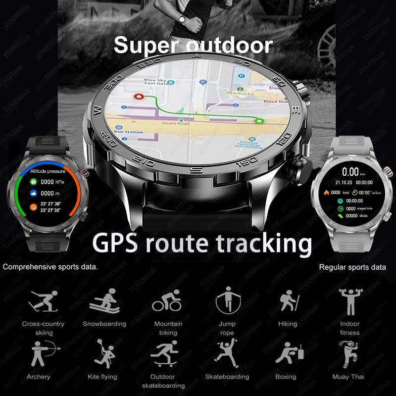 Jam Tangan Pintar GPS Baru unt - Outdoor Power Lead ulasan dan harga
