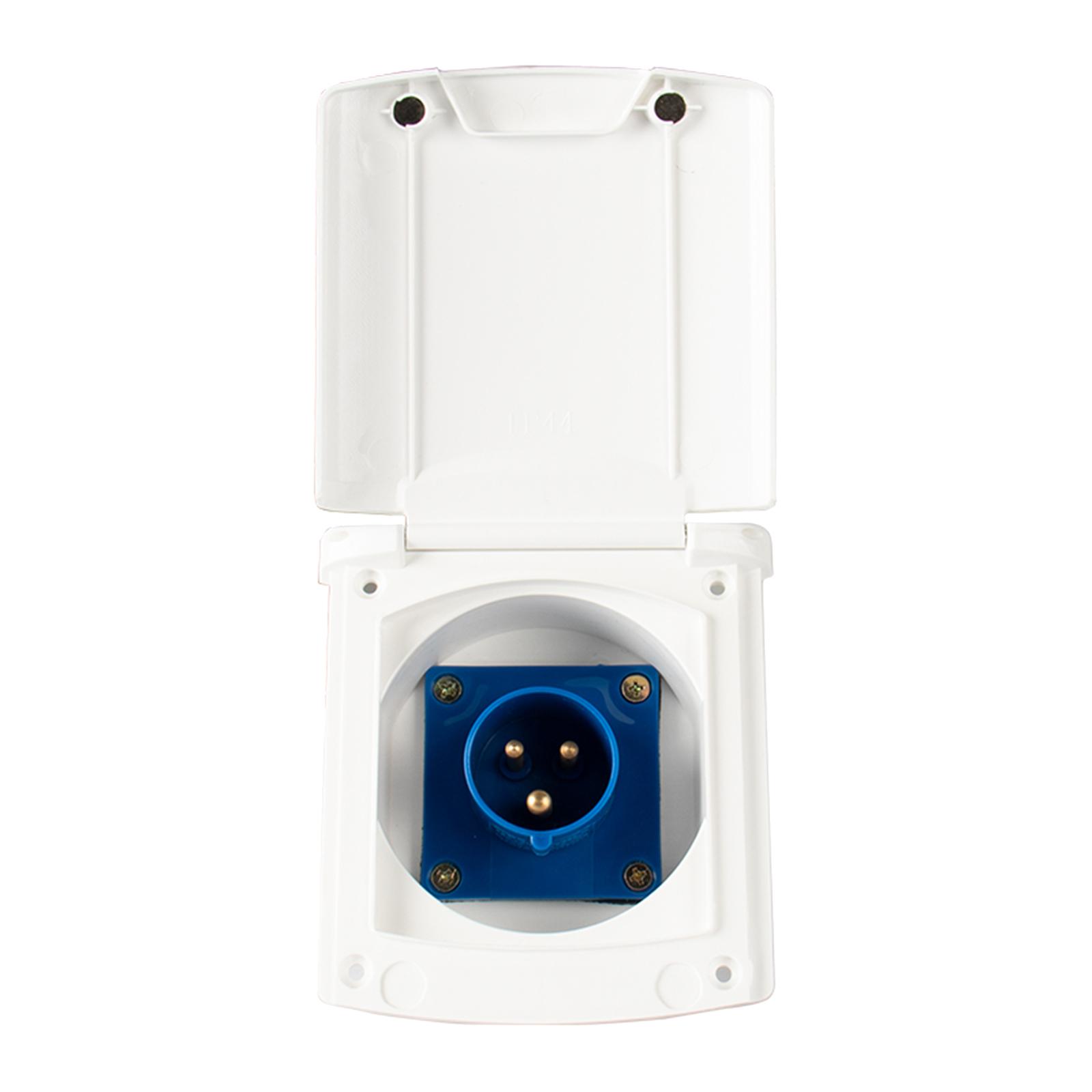 Soket Listrik RV Eksternal 16A - Outdoor Power Socket With Lock ulasan dan harga