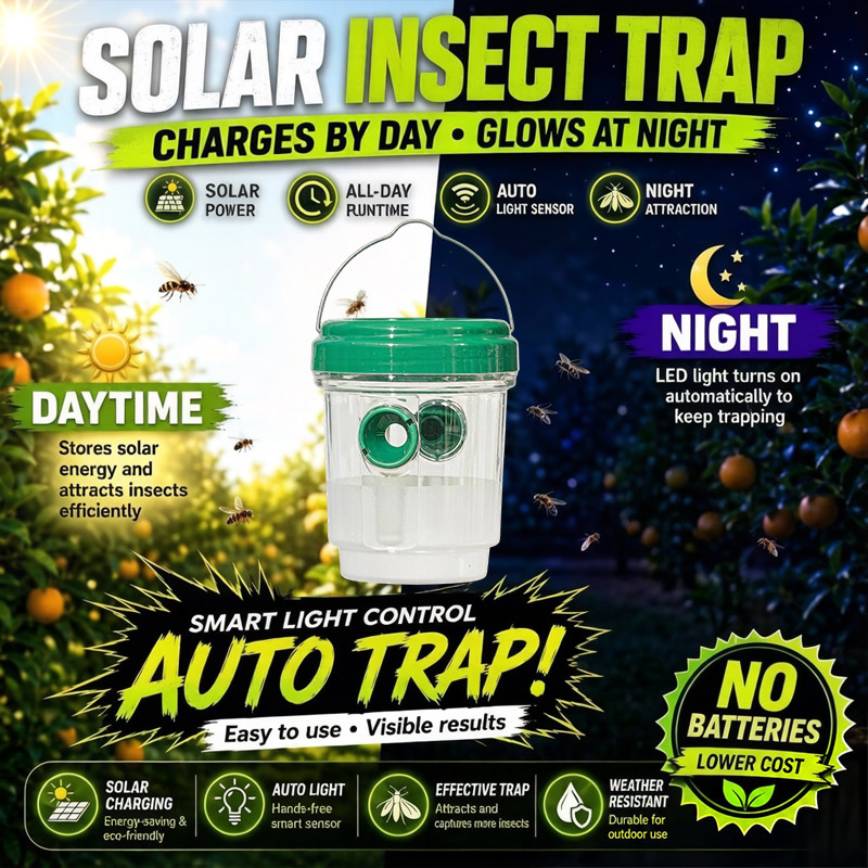 Perangkap Lalat Buah Tenaga Su - Outdoor Power Outlet Solar ulasan dan harga
