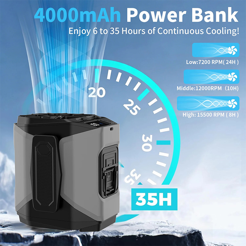 Kipas Pendingin Gantung Leher  - Outdoor Power Fan ulasan dan harga