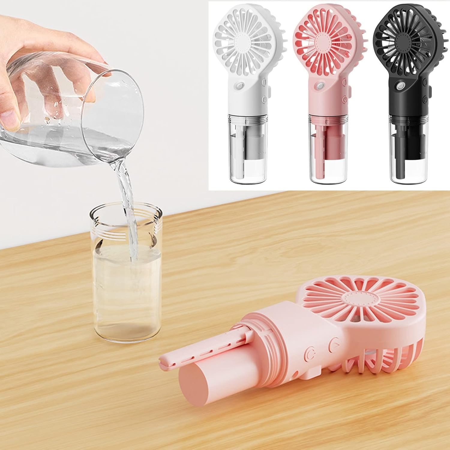 Kipas Semprot Genggam Portabel - Outdoor Power Fan ulasan dan harga