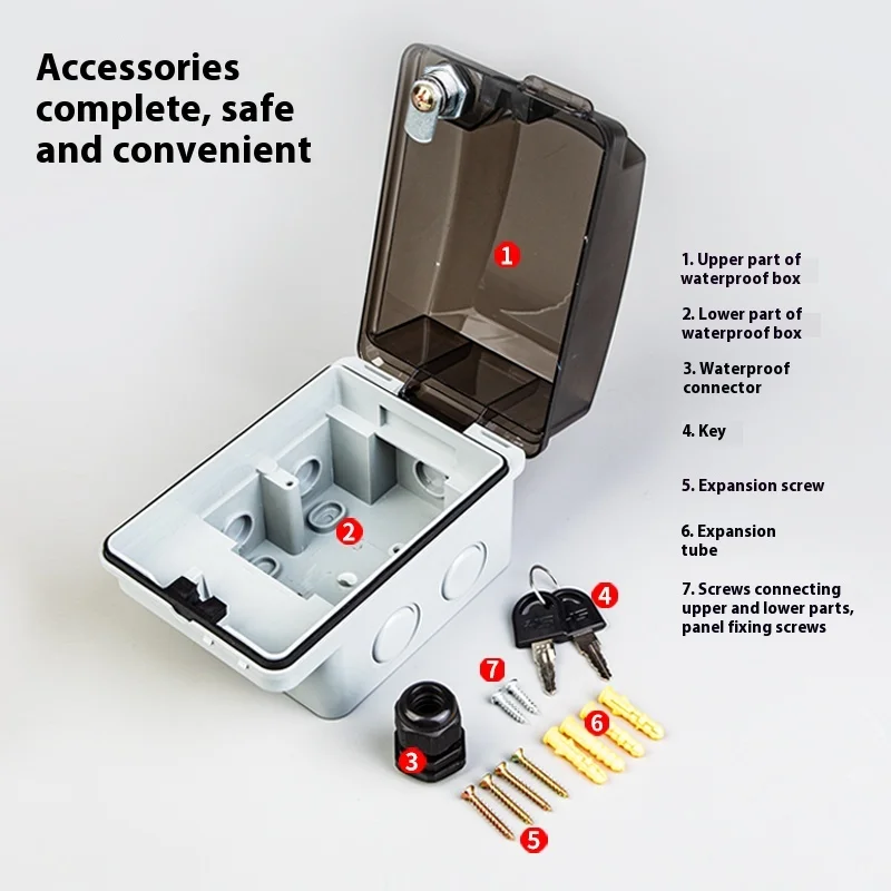 Soket Terpasang Terbuka Tipe 8 - Outdoor Power Socket With Lock ulasan dan harga