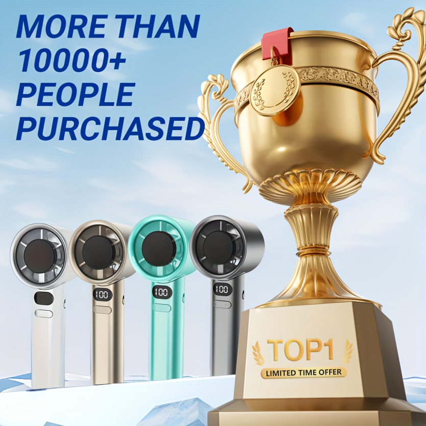 Kipas mini genggam, kecepatan  - Outdoor Power Fan ulasan dan harga