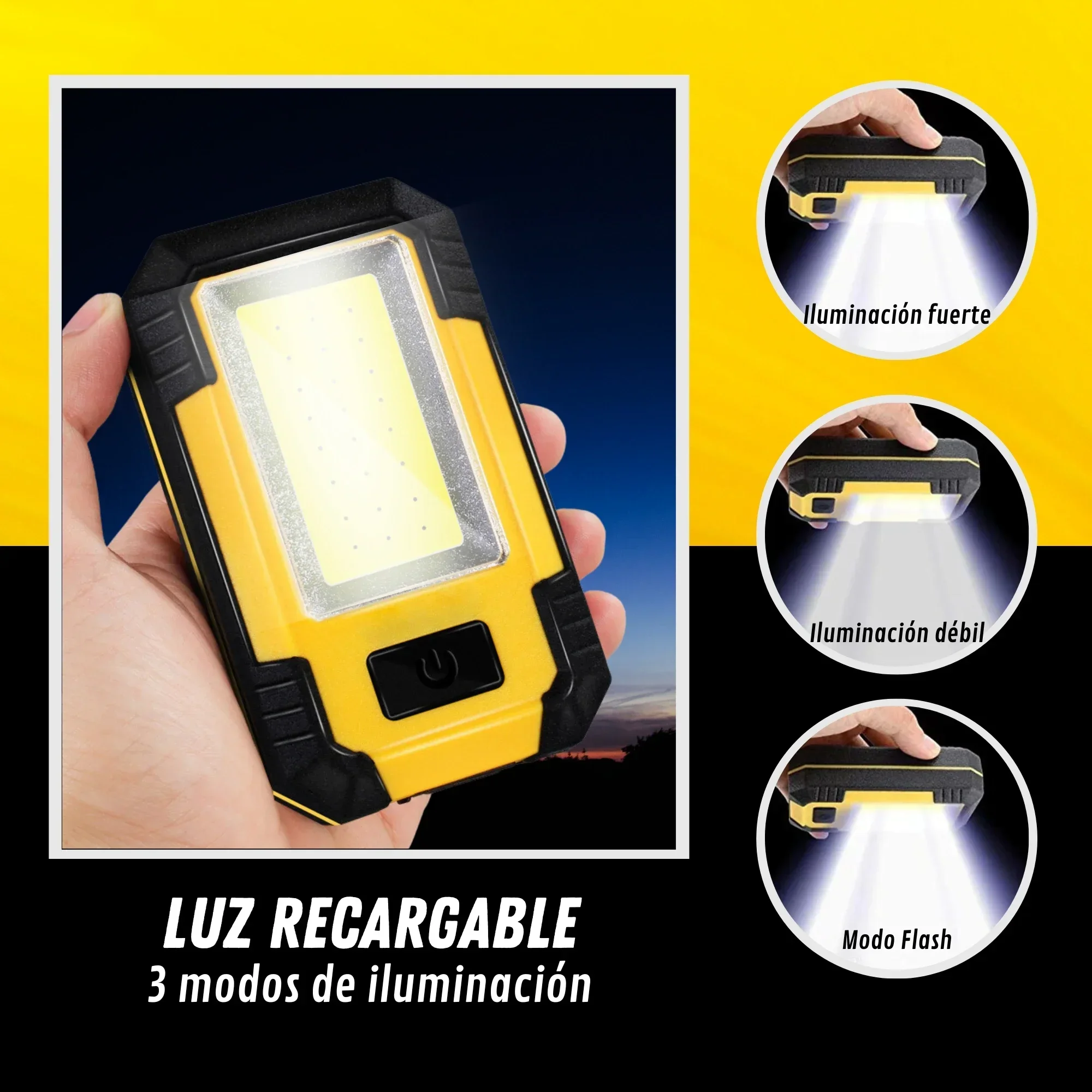 Lampu Kerja Isi Ulang 4000MAH  - Outdoor Power Works ulasan dan harga