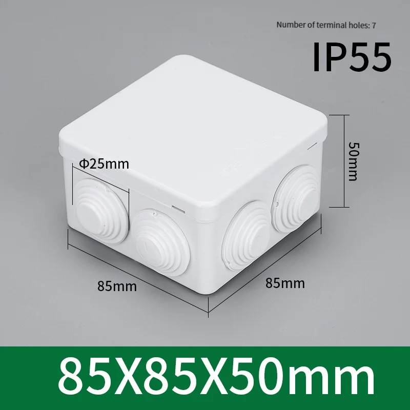 85 * 85 * 50 Kotak Plastik Tah - Outdoor Power Lead ulasan dan harga