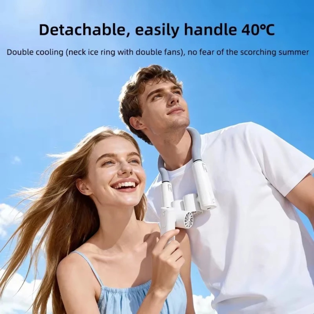 Kipas Leher Portabel Kipas Pen - Outdoor Power Fan ulasan dan harga