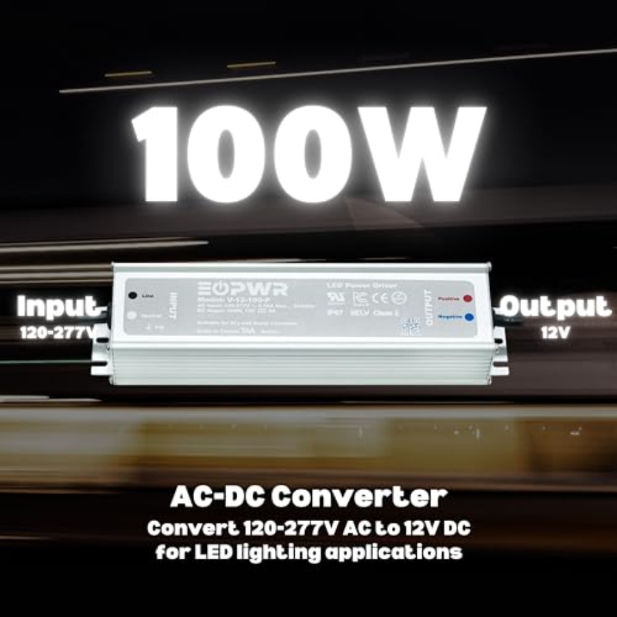 Driver LED Tahan Air IP67 Catu - Outdoor Power Supply ulasan dan harga