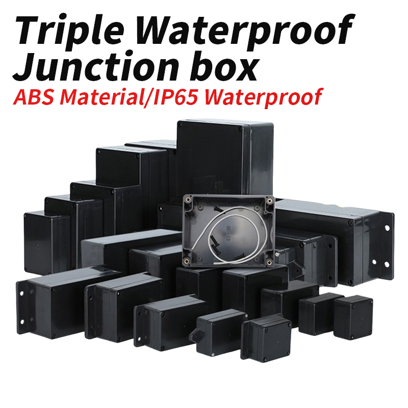 Kotak Plastik ABS Hitam Tahan  - Outdoor Power Junction ulasan dan harga