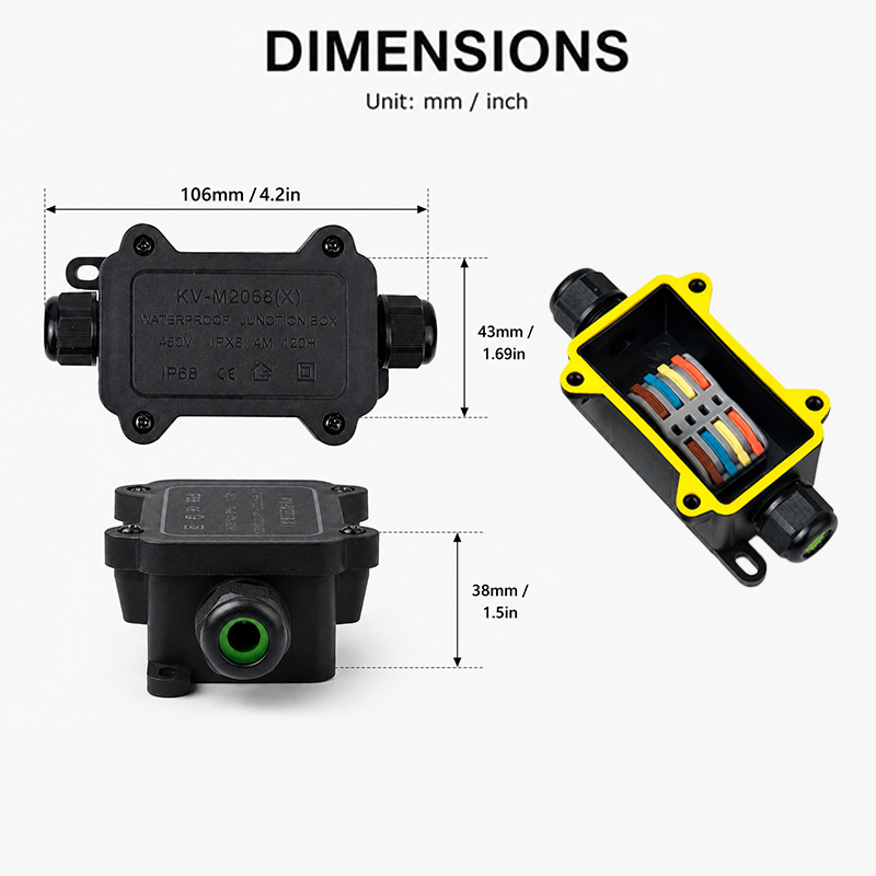 Kotak Sambungan Tahan Air IP68 - Outdoor Power Junction ulasan dan harga