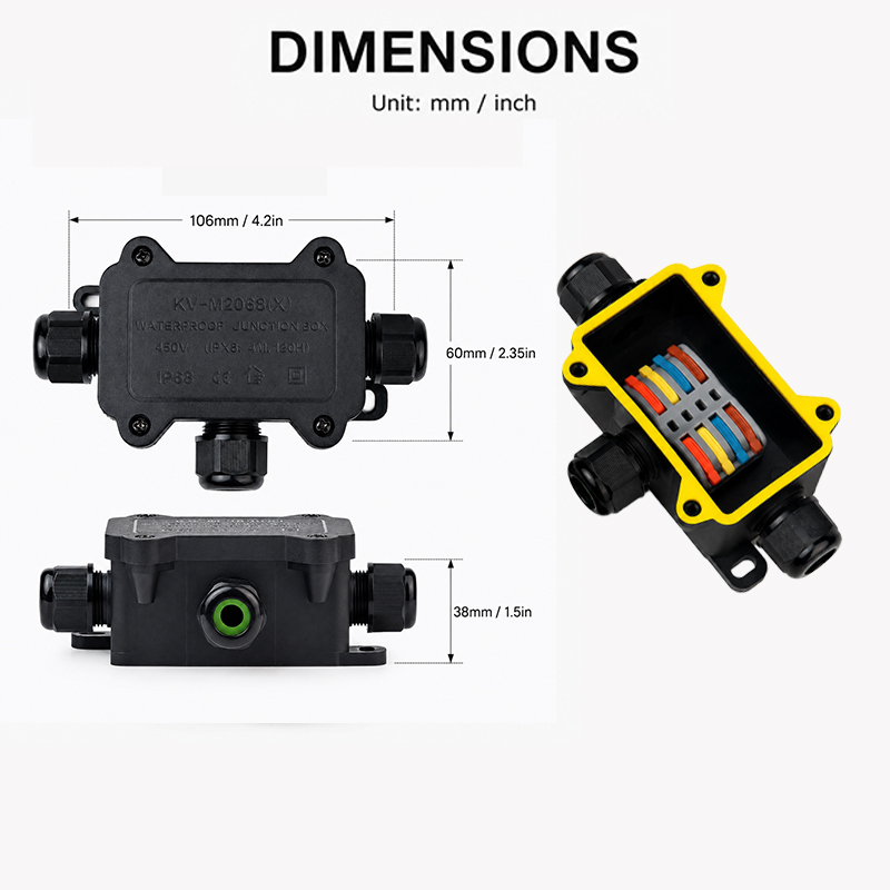 Kotak Sambungan Tahan Air IP68 - Outdoor Power Junction ulasan dan harga