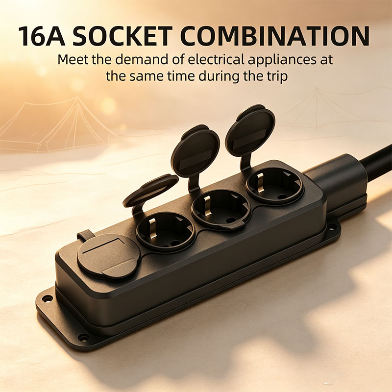 ROMADA Pistol Pengisian Daya K - Outdoor Power Strip ulasan dan harga
