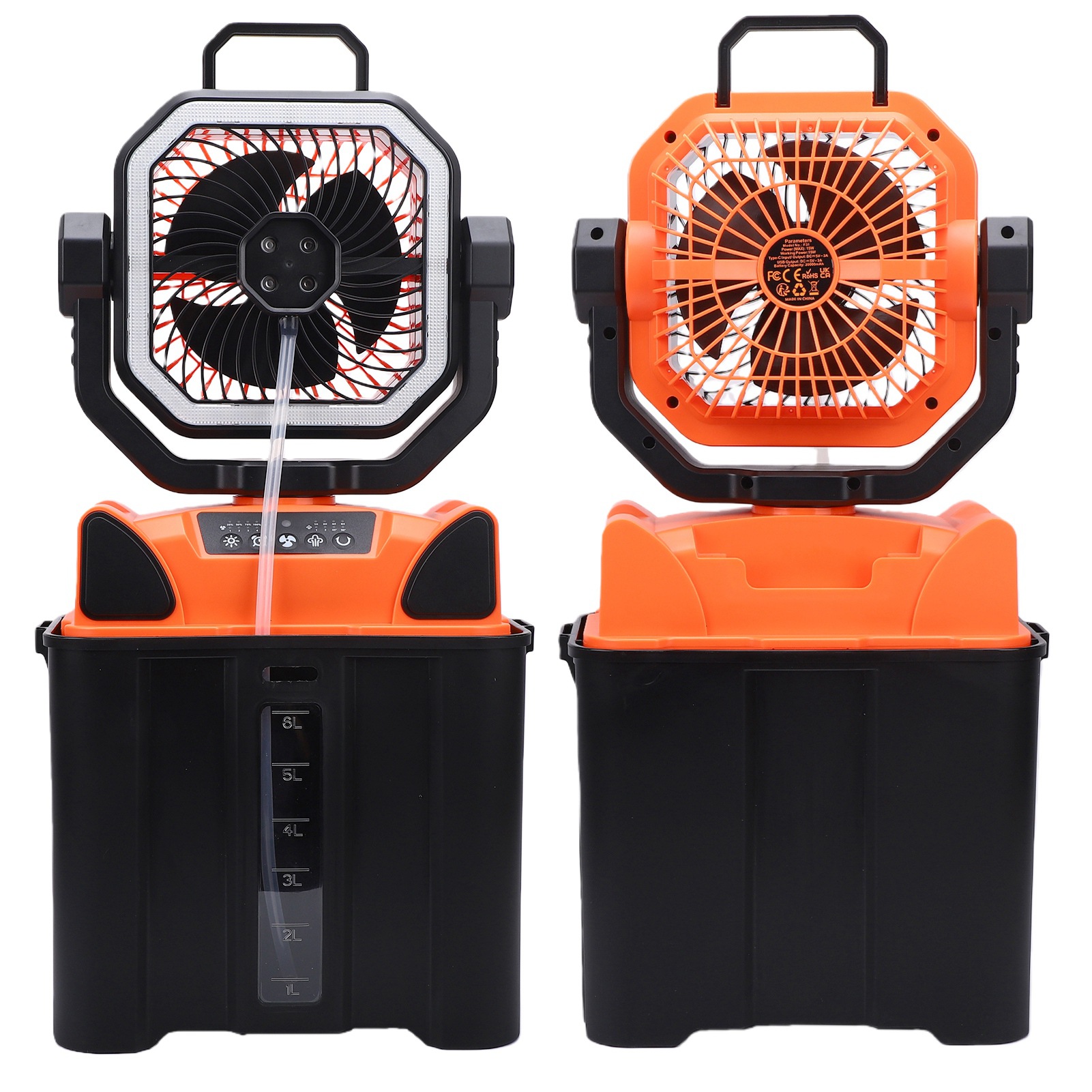 Kipas Camping Isi Ulang dengan - Outdoor Power Fan ulasan dan harga